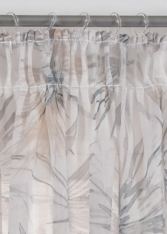 Mönstrad gardin (1-pack), bonprix