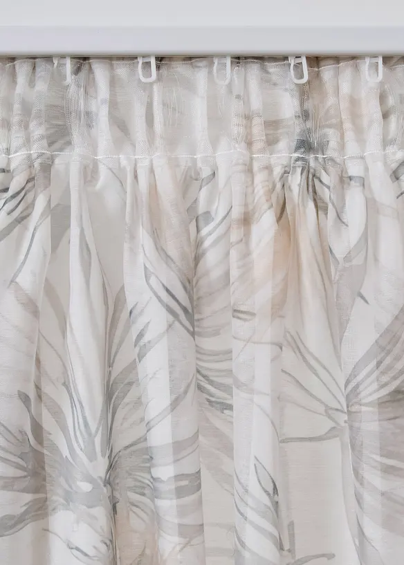 Mönstrad gardin (1-pack), bonprix