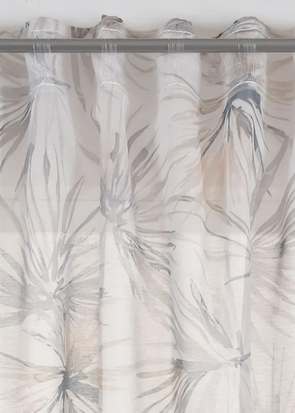 Mönstrad gardin (1-pack), bonprix