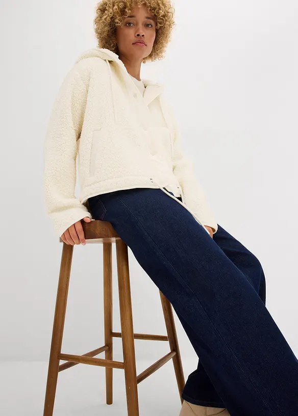 Jacka i teddyfleece, bonprix