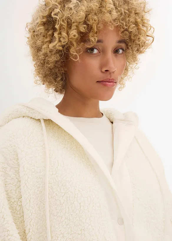 Jacka i teddyfleece, bonprix