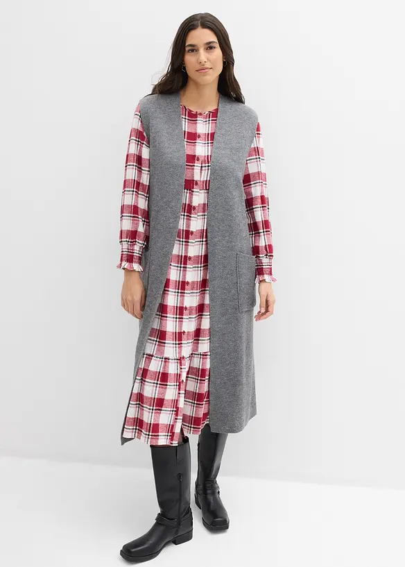 Stickad väst, bonprix