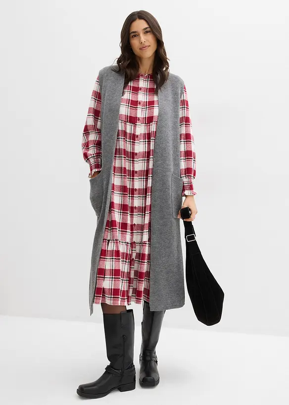 Stickad väst, bonprix