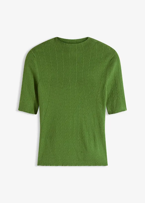 Ribbad tröja, bonprix