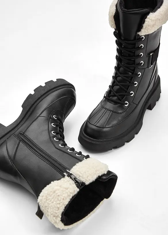 Fodrad snörkänga, bonprix