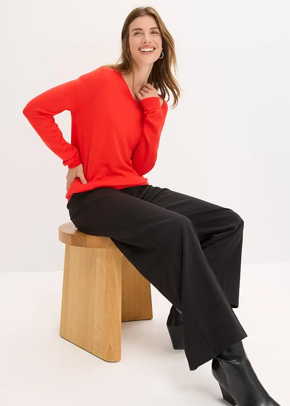 Tr&ouml;ja av mjuk viskosmix, bonprix