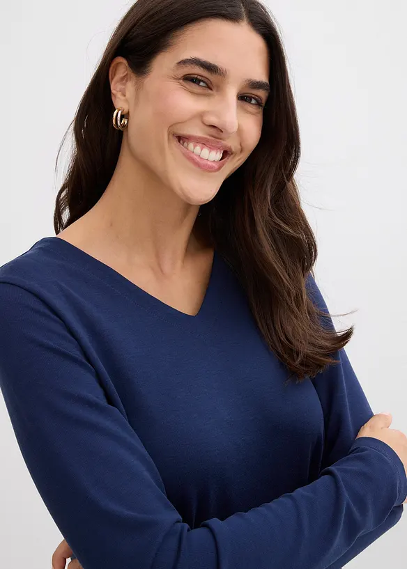 Kl&auml;nning av viskosmix med mjukt fall, bonprix