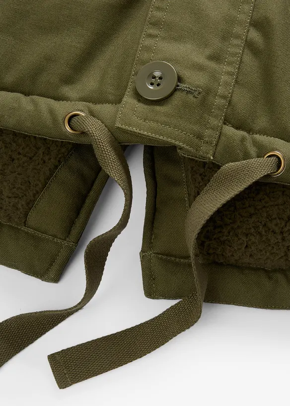 Fältjacka med fleecefoder till vintern, bonprix