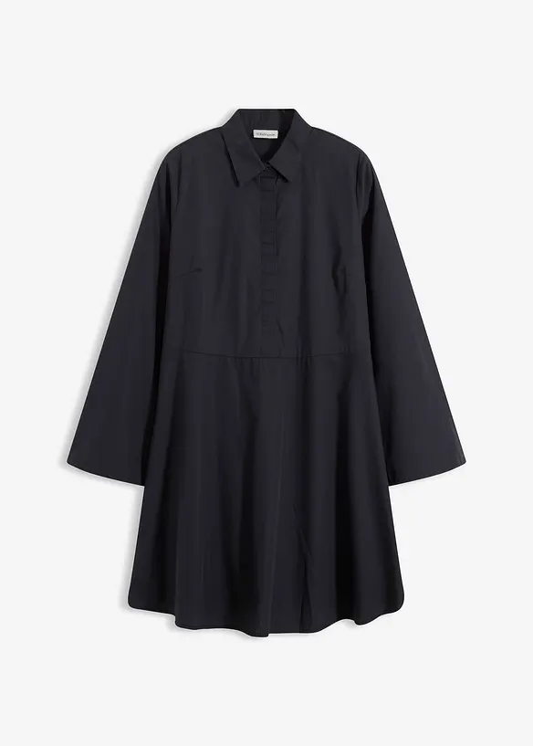 Skjortklänning i ren bomull, bonprix