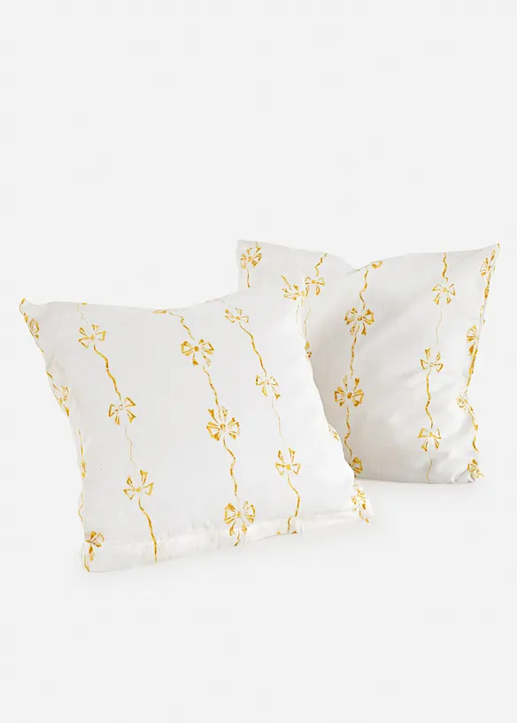 Kuddfodral med rosetter, bonprix