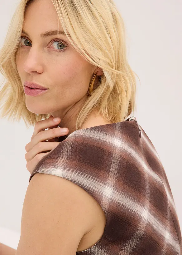 Rutig klänning, bonprix