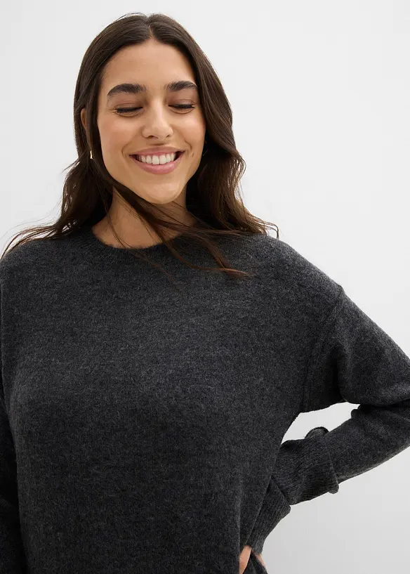 Stickad klänning, bonprix