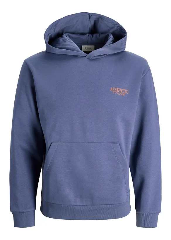 JJ REBEL-luvtröja med tryck på ryggen, J&J Rebel