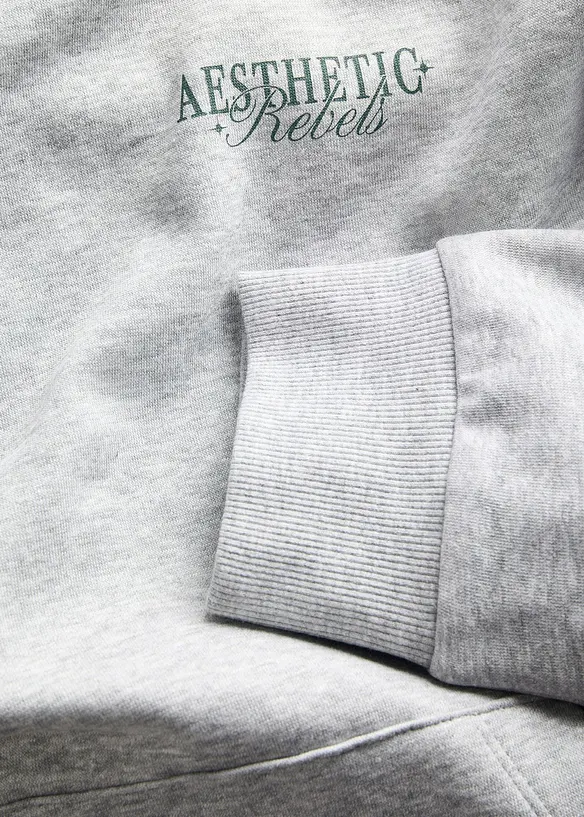 JJ REBEL-luvtröja med tryck på ryggen, J&J Rebel