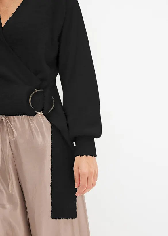 Omlottröja med accessoar, bonprix