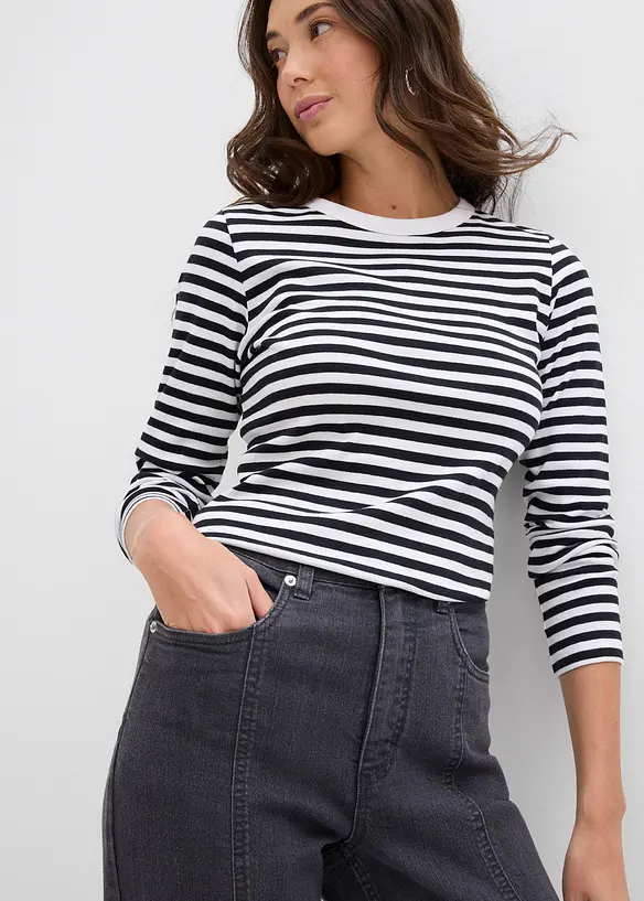 Mom Jeans High Waist, Stretch, bonprix