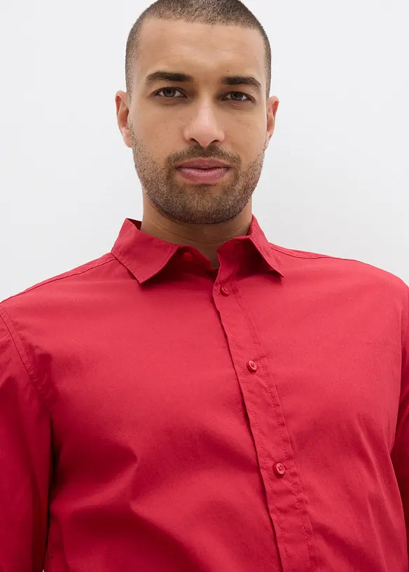 Stretchskjorta, Slim Fit, bonprix