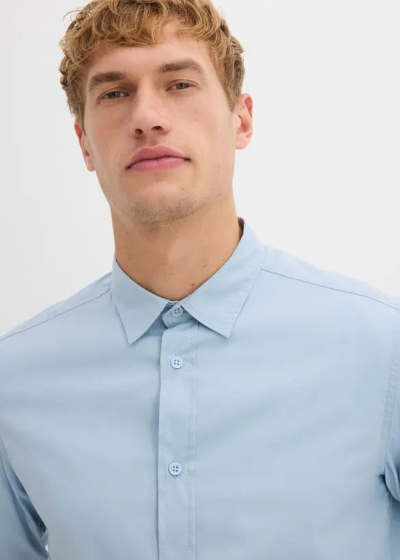 Stretchskjorta, Slim Fit, bonprix