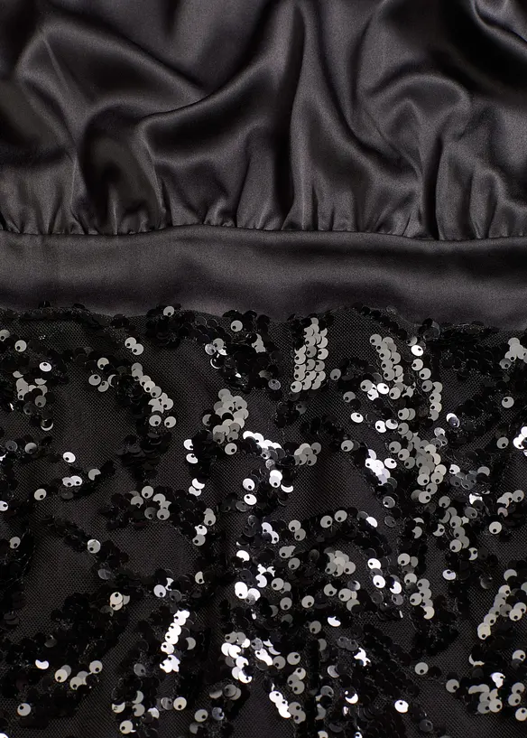 Midiklänning med paljetter, bonprix