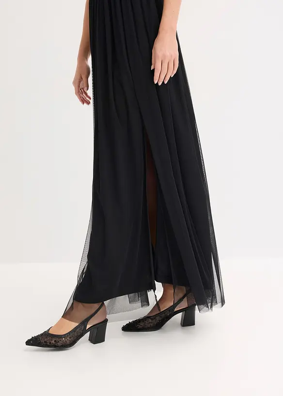 Klänning med axelband, bonprix