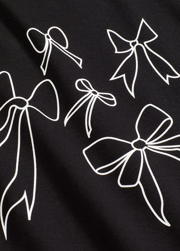 Långärmad topp av ekologisk bomull, bonprix