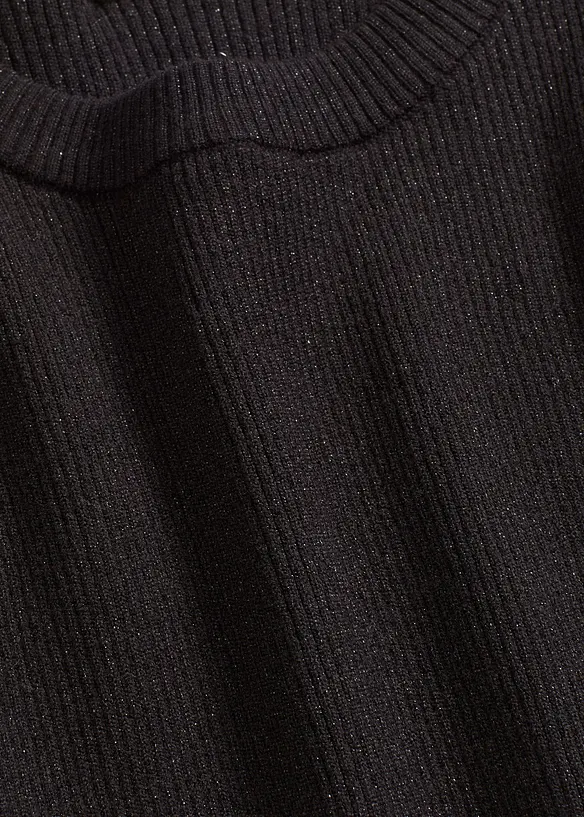 Finstickad tröja av mjuk viskosmix, bonprix