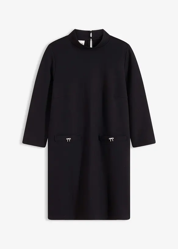 Miniklänning i följsam viskosmix, bonprix