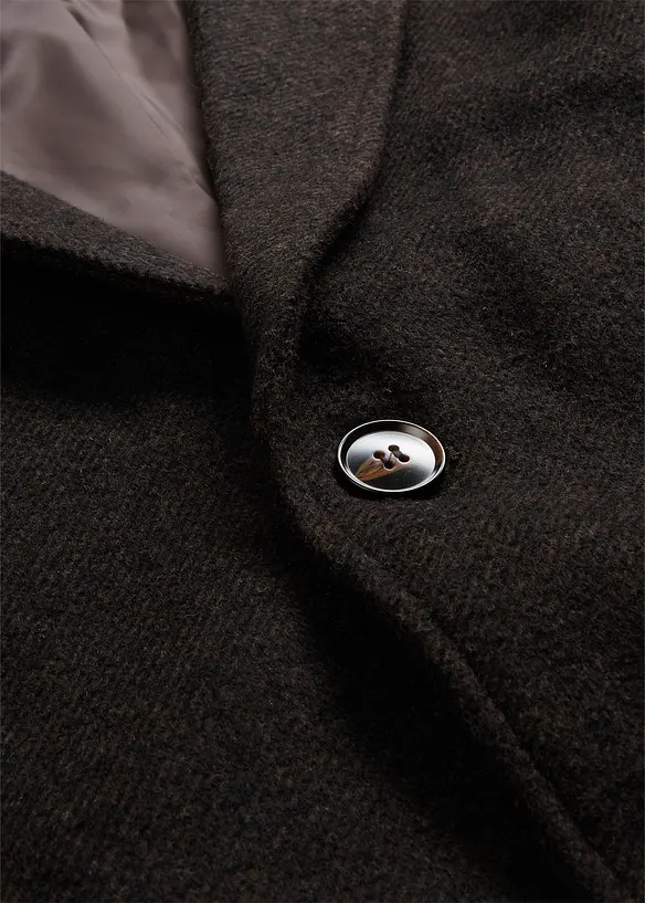 Kort kappa med ull, bonprix