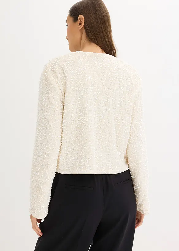 Kort paljettjacka, bonprix