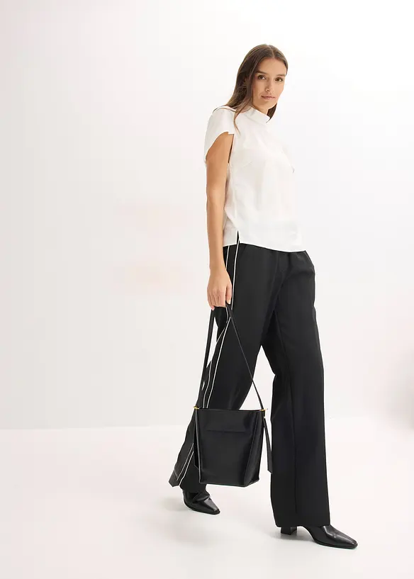 Palazzobyxa med dekorränder, bonprix