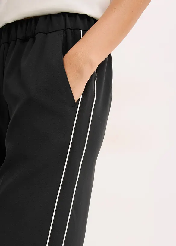 Palazzobyxa med dekorränder, bonprix
