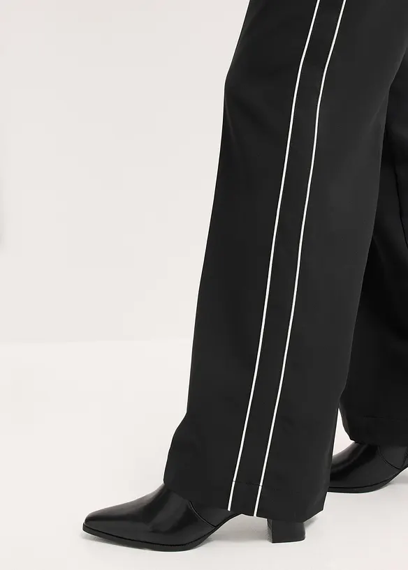 Palazzobyxa med dekorränder, bonprix