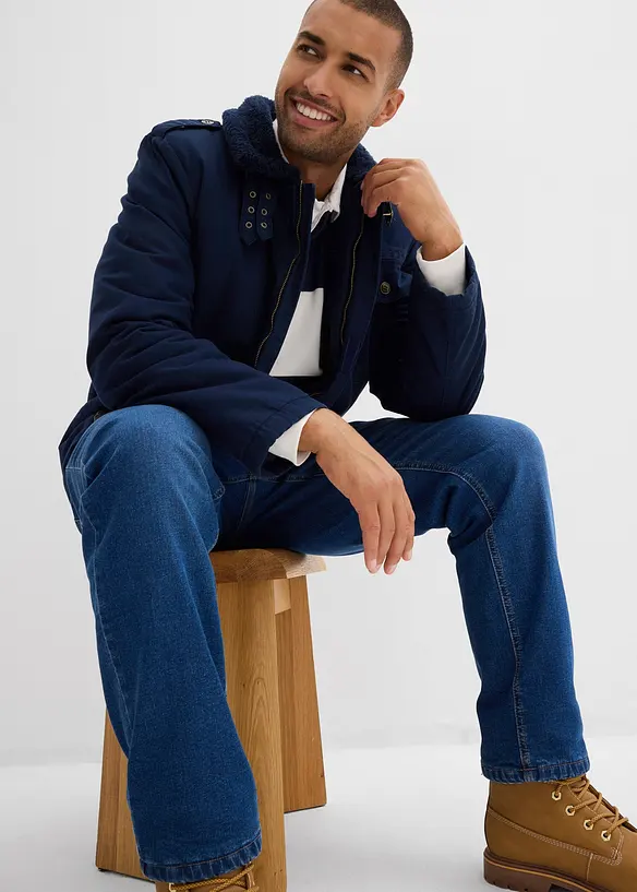 Vinterjacka med teddyfoder, bonprix