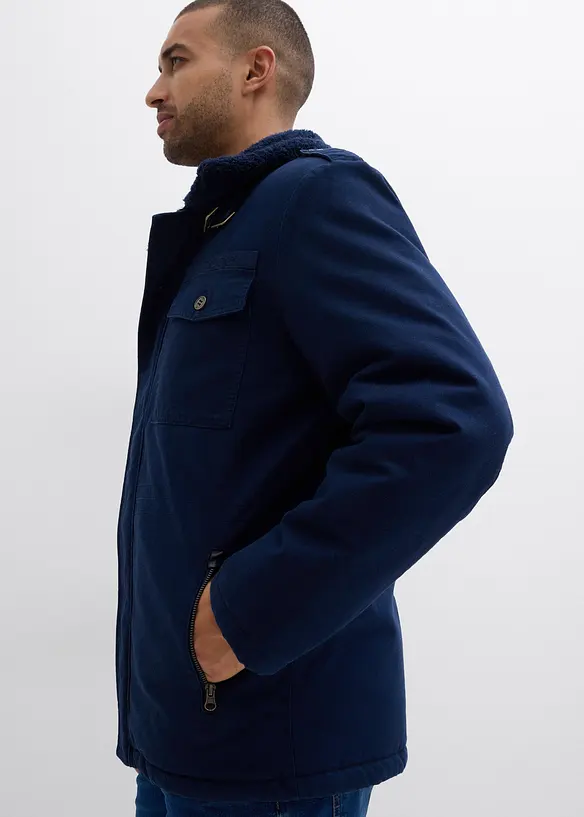 Vinterjacka med teddyfoder, bonprix