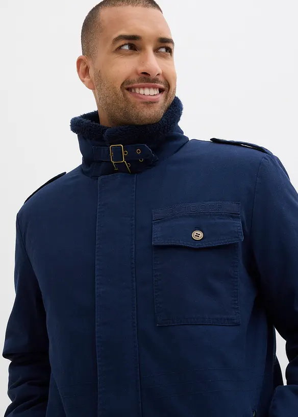 Vinterjacka med teddyfoder, bonprix