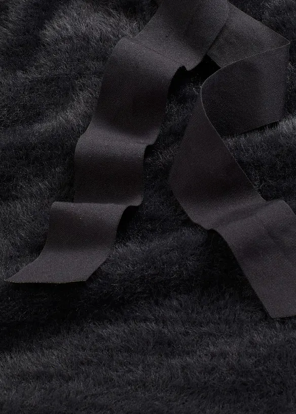 Lång tröja av mjukt fjädergarn, bonprix