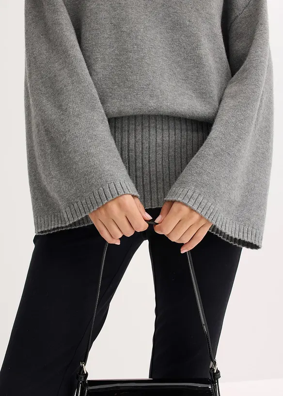 Oversizetröja av mjuk viskosmix, bonprix