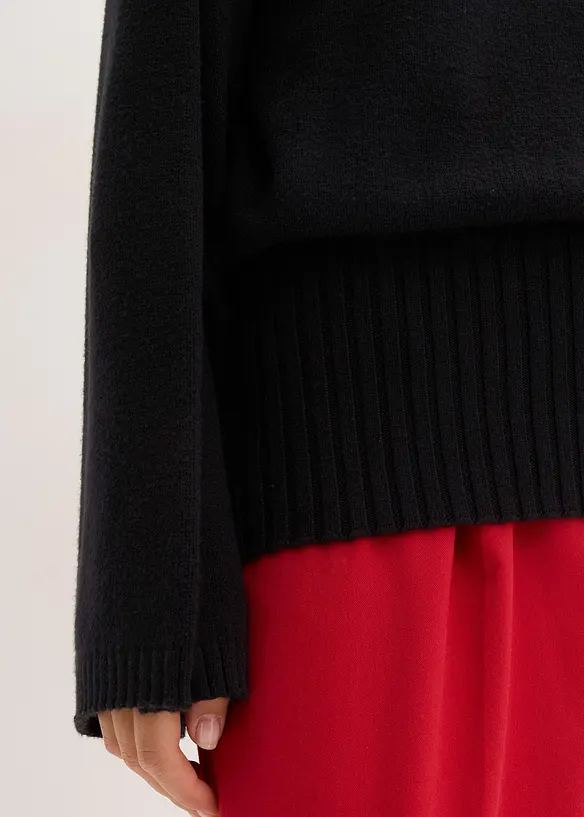 Oversizetröja av mjuk viskosmix, bonprix