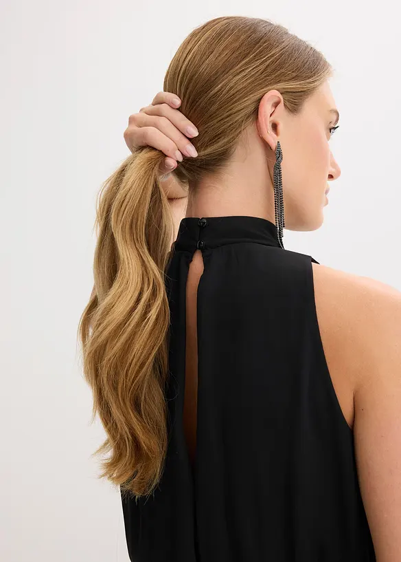 Maxiklänning med spetskjol, bonprix