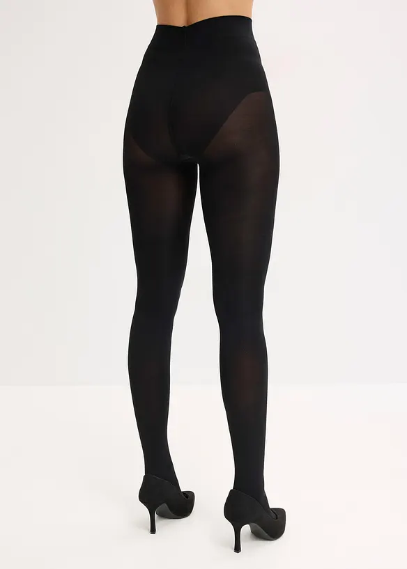 Formande ogenomskinlig strumpbyxa med Belly Control och mjuk midja, 80 DEN, bonprix