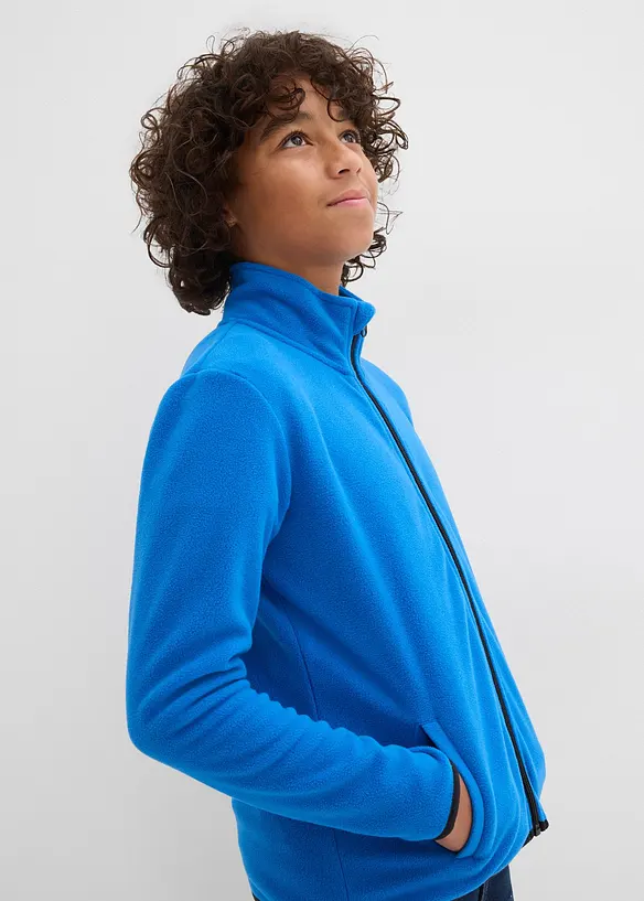 Fleecejacka med ståkrage (2-pack), bonprix