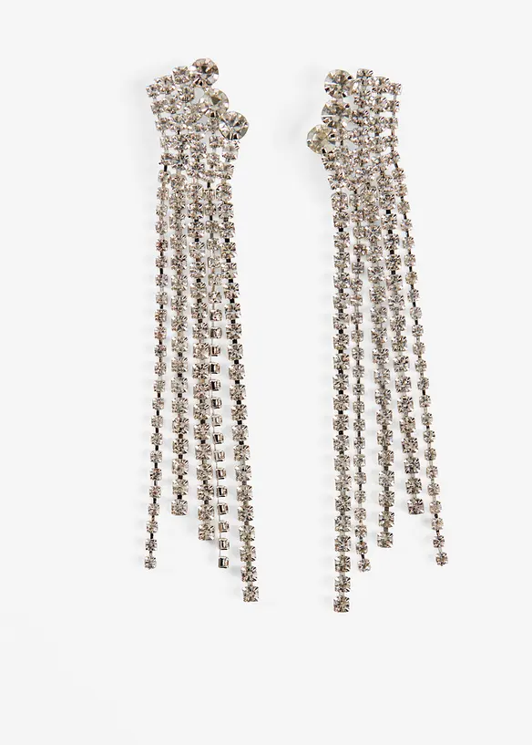 Örhängen med glaskristaller, bonprix