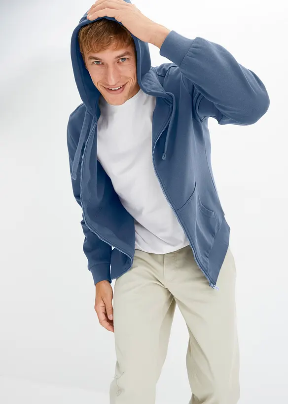 Munkjacka med dragkedja, bonprix