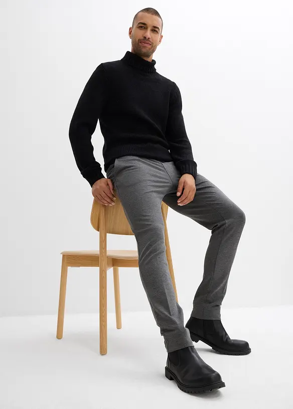 Dra-på byxa med stretch, Slim Fit, bonprix