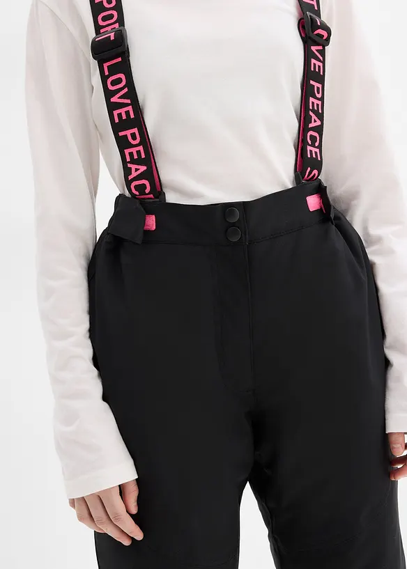 Skidbyxa med avtagbara hänglsen, vattentät, bonprix