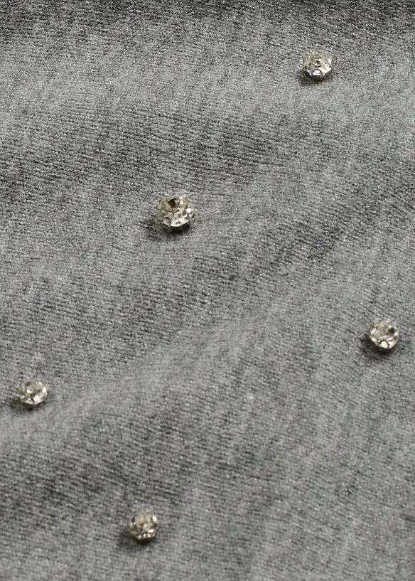 Stickad klänning i mjuk viskosmix, bonprix