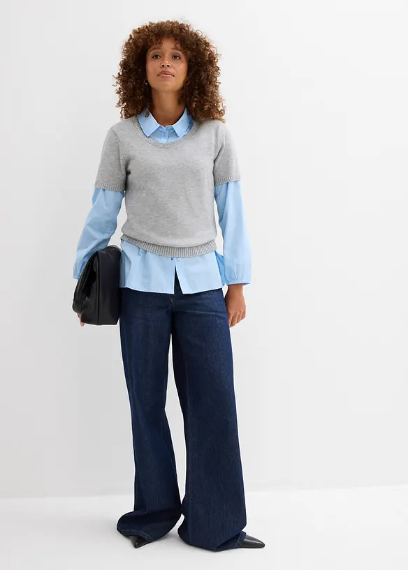 Kortärmad tröja, bonprix