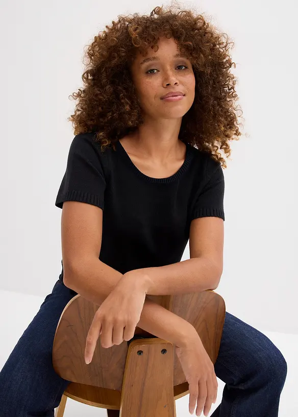 Kortärmad tröja, bonprix