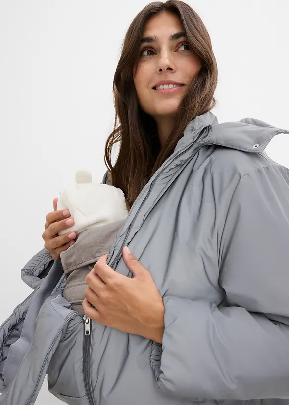 Mammajacka med reflexer och babyficka, bonprix