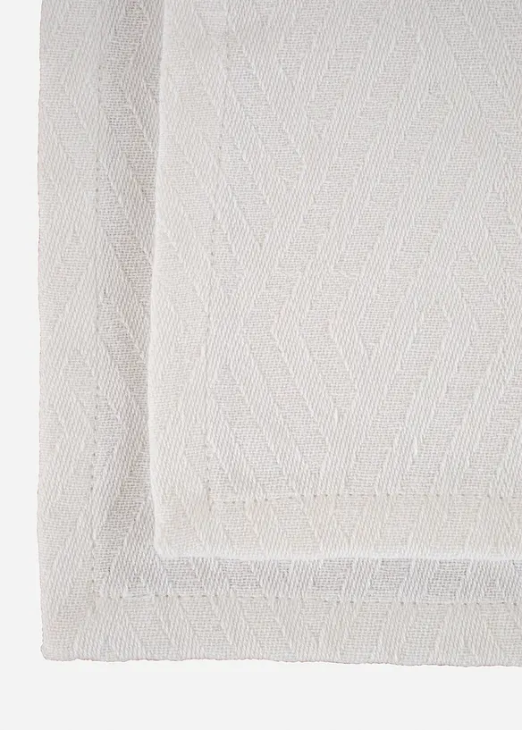 Bordstablett i ekologisk bomull (2-pack), bonprix